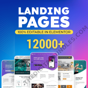 12000+ Ready To Use Editable Landing Pages Bundle 2024 Updated